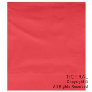 SERVILLETA PLENA ROJO 33X33 SELECTA x 20